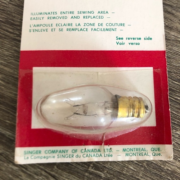 Vtg NOS Singer Sewing Machine Light Bulb - Picture 3 of 8